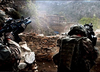 American, Afghanistan, shells, M16, M16A4, M249, 5.56mm NATO - random desktop wallpaper