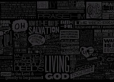 text, God, typography, salvation, religion - desktop wallpaper