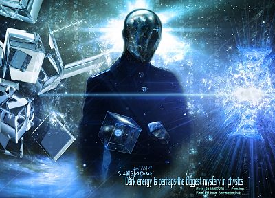 ice, Anonymous, outer space, dark, text, suit, design, energy, rage, artwork, mind, flare, space, photo manipulation, matter, mystic, mystical, cube, optical, forces, samstoobad - desktop wallpaper