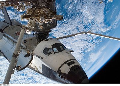outer space, Space Shuttle, NASA - desktop wallpaper