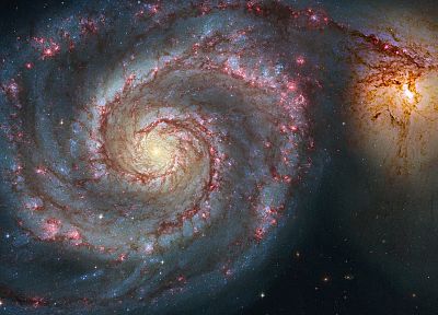 outer space, stars, galaxies - duplicate desktop wallpaper