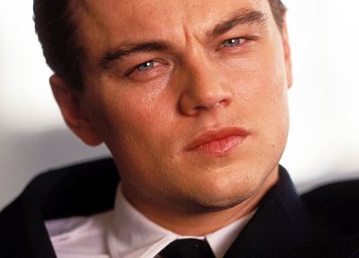 blue eyes, men, actors, Leonardo DiCaprio - random desktop wallpaper