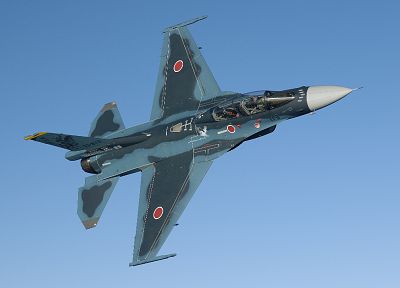 aircraft, skyscapes, F-2, JASDF - random desktop wallpaper