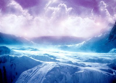 glacier, Iced Earth - desktop wallpaper