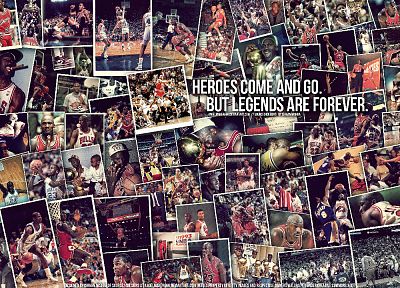 wall, legend, collage, Michael Jordan - desktop wallpaper