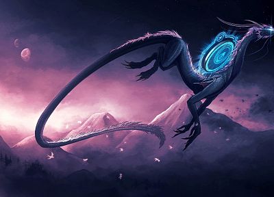 dragons, fantasy art - desktop wallpaper
