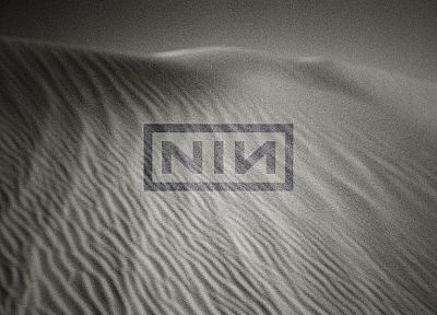 Nine Inch Nails, deserts, grayscale, monochrome - desktop wallpaper
