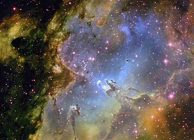 nebulae, Eagle nebula - desktop wallpaper