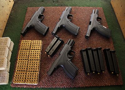 guns, weapons, handguns - duplicate desktop wallpaper
