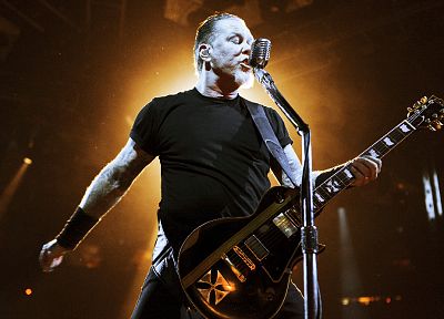 Metallica, guitars, James Hetfield, concert - random desktop wallpaper