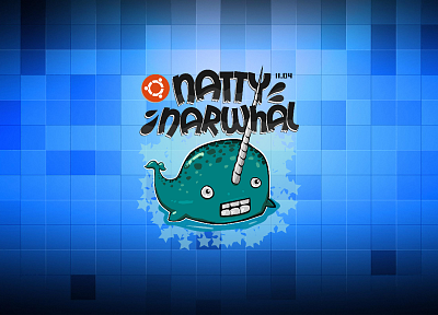 Linux, Ubuntu, narwhal, Ubuntu 11.04 Natty Narwhal - duplicate desktop wallpaper