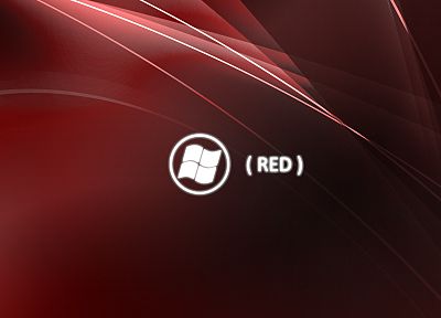 red, Microsoft Windows, logos - random desktop wallpaper