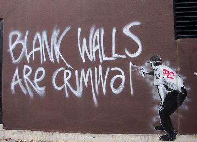 graffiti, Banksy - desktop wallpaper