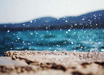 water, nature, waves - random desktop wallpaper