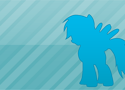 My Little Pony, Rainbow Dash, simple - random desktop wallpaper
