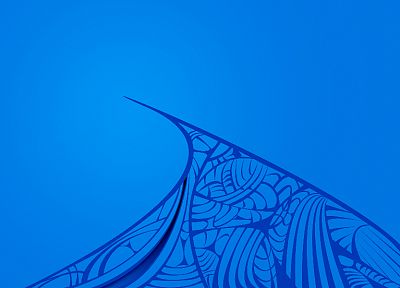 abstract, blue - random desktop wallpaper