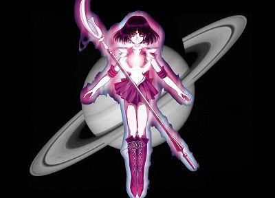 short hair, simple background, sailor uniforms, Sailor Saturn, Bishoujo Senshi Sailor Moon - duplicate desktop wallpaper