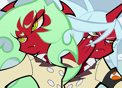 Panty and Stocking with Garterbelt, Kneesocks (character), Scanty (character) - related desktop wallpaper