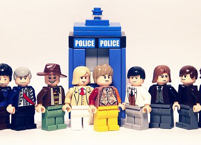 TARDIS, Doctor Who, Legos - random desktop wallpaper