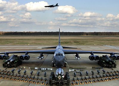 aircraft, military, B-52 Stratofortress - random desktop wallpaper