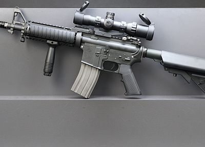 rifles, weapons, M4, Colt, carbine - related desktop wallpaper