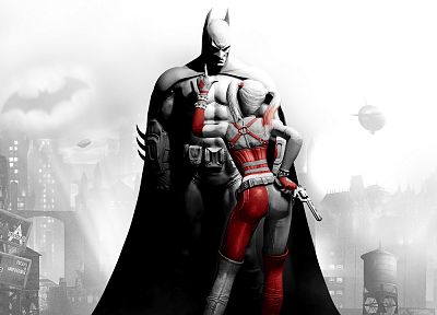 Batman, superheroes, Harley Quinn, Arkham City - random desktop wallpaper