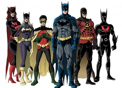 Batman, Robin, DC Comics, Batgirl, Batman Beyond, Batwoman, Red Robin - random desktop wallpaper