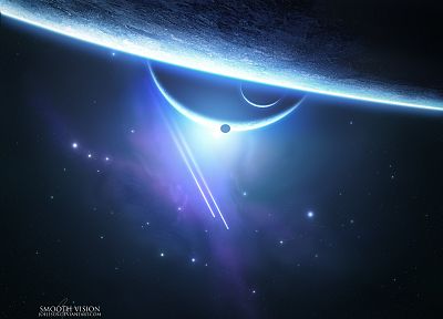 outer space, planets, JoeJesus, Josef Barton - random desktop wallpaper