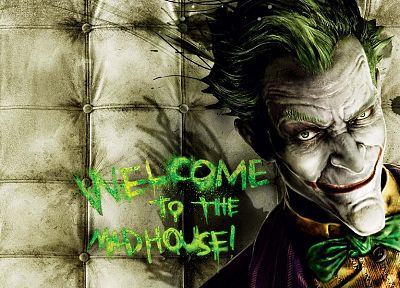 video games, The Joker, Batman Arkham Asylum - random desktop wallpaper
