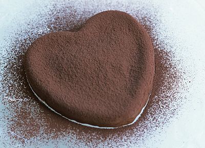 love, chocolate, cookies, hearts - duplicate desktop wallpaper