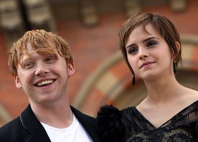 Emma Watson, Harry Potter, Harry Potter and the Deathly Hallows, Rupert Grint - random desktop wallpaper