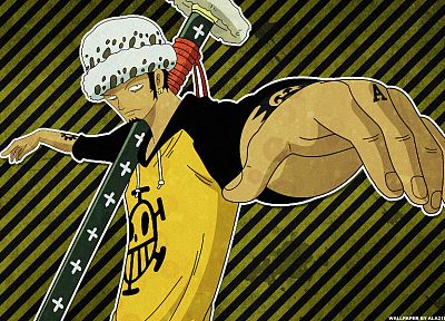 One Piece (anime), Trafalgar Law - duplicate desktop wallpaper