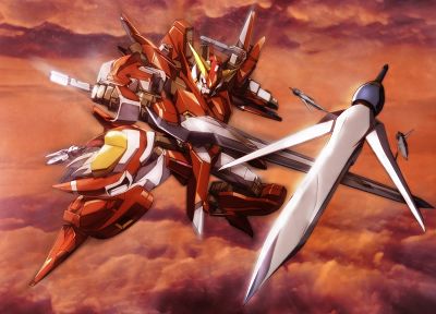 Gundam, Trinity, Gundam 00 - duplicate desktop wallpaper