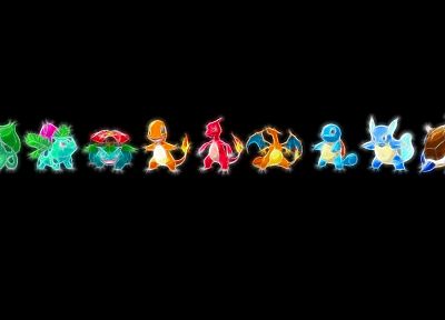 Pokemon, Bulbasaur, Venusaur, Ivysaur, Wartortle, Charmeleon, Squirtle, Blastoise, Charizard, Charmander - desktop wallpaper