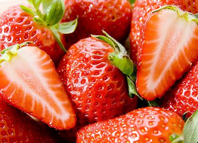 nature, fruits, strawberries, berries - desktop wallpaper