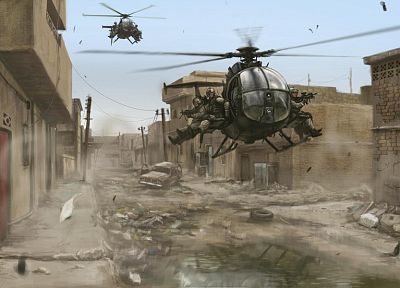 military, helicopters, artwork, vehicles - desktop wallpaper