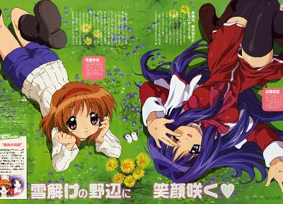 Kanon, anime girls - desktop wallpaper