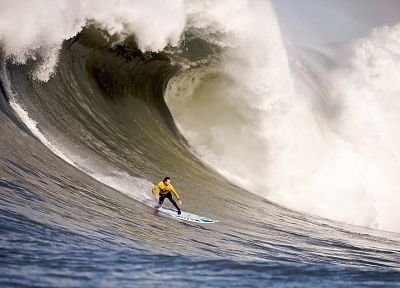 waves, surfing, surfers - random desktop wallpaper