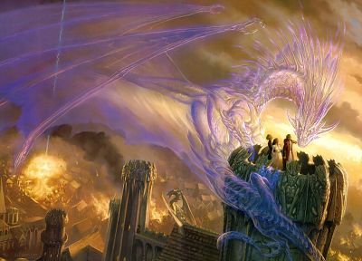 fantasy, dragons, Todd Lockwood - desktop wallpaper