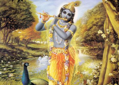 Krishna, Hinduism, diety - desktop wallpaper