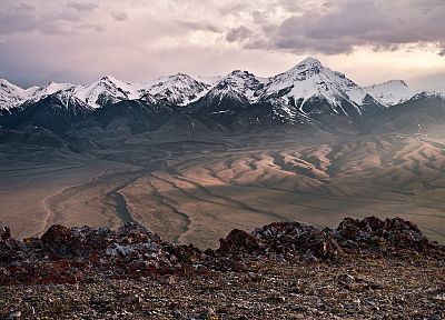 mountains, peak, Idaho, range - desktop wallpaper