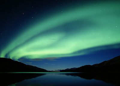 aurora borealis, nighttime, skyscapes - random desktop wallpaper