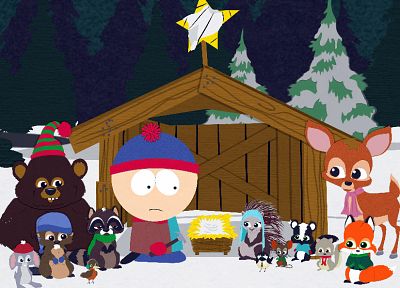 TV, South Park, animals, Christmas, critters, Stan Marsh - duplicate desktop wallpaper