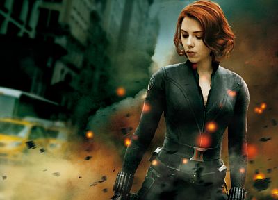 Scarlett Johansson, Black Widow, The Avengers (movie) - random desktop wallpaper