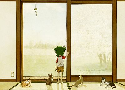 cats, Yotsuba, Yotsubato - desktop wallpaper