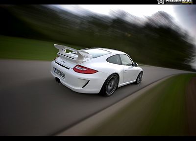 cars, blurred, Porsche 911 GT3 - random desktop wallpaper