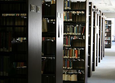 library, books - desktop wallpaper