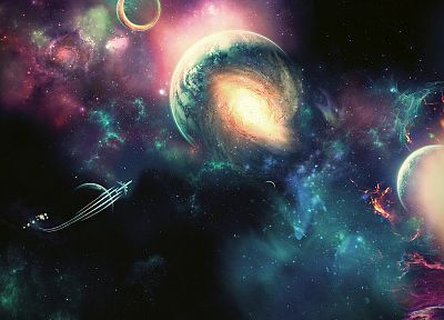outer space - random desktop wallpaper