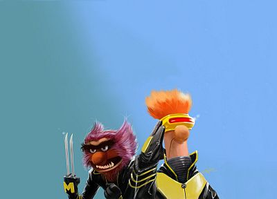 X-Men, Beaker, The Muppet Show - random desktop wallpaper