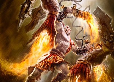 God of War, artwork - random desktop wallpaper
